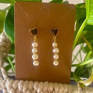 Genuine Pearl earrings